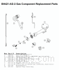 Exploded parts diagram for model: Tribute LS (BH421-AG-2)